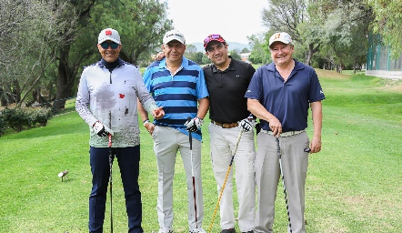  Jesús Medellín, Alfredo Ayala, Guillermo Cepeda y Raúl Torres.