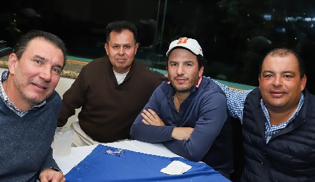  Federico Alcalde, Héctor Gutiérrez, Paco Aldrete y Chino González.