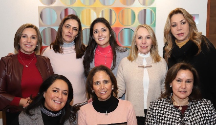  Beatriz Lavin, Ceci Delgado, Alejandra Rojas, Laura Lavin, Claudia Hermosillo, Laura Bravo, Diana Villegas y Claudia González.