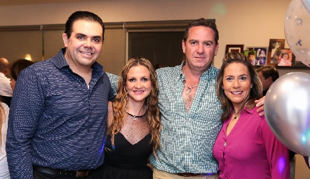  Miguel Compean, Aurora Irigoyen, Emilio Heinze y Michelle Zarur.