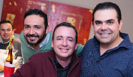 David Zavala, Alejandro Subiring y Miguel Compean.