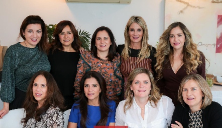  Hilda Rodríguez, Laura Acosta, Claudia Ávila, Verónica Payán, Gaby Serment, Malena Rubín de Celis, Claudia de los Santos, Martha Malo y Marlú Mendizábal.