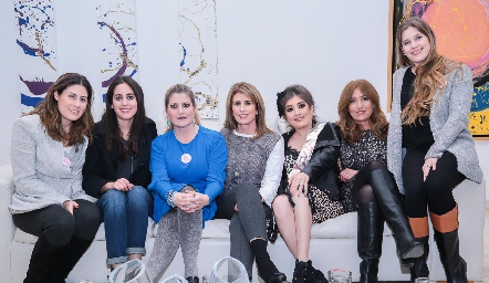  Andrea Fernández, Bárbara Palau, Silvia Foyo, Pupi Foyo, Silvana Zendejas, Araceli Foyo y Araceli Palau.