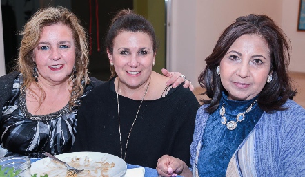  Luz Elena Solana, Judith Massa y Rosy Montante.
