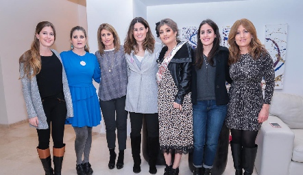  Araceli Palau, Silvia Foyo, Pupi Foyo, Andrea Fernández, Silvana Zendejas, Bárbara Palau y Araceli Foyo.