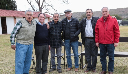  Rodolfo Hermosillo, José Martínez, Jorge González, José Zermeño, José de Jesús González y Eduardo Gómez.