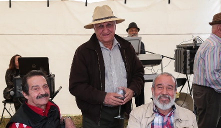  Walter Stahl, Gilberto García y Eduardo Domínguez.