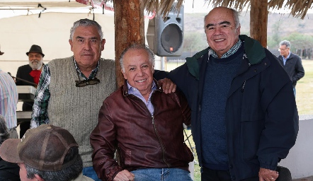  Rodolfo Hermosillo, Juan Hilario Ortuño y José Ángel de la Torre.