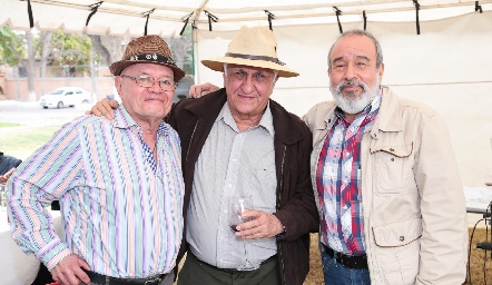  Jaime Rodríguez, Gilberto García y Eduardo Domínguez.