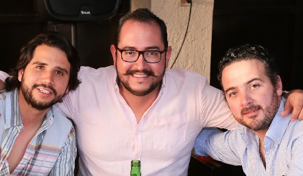  Rodrigo Mercado, Eduardo Palau y Alejandro Granados.