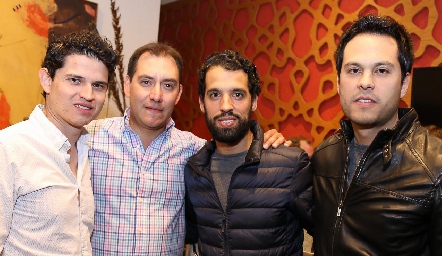  Víctor Paulín, Paco Dauajare, Alejandro Romo y Beto Berrones.