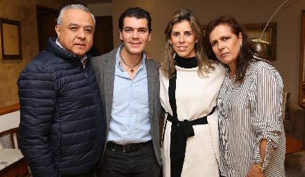  Juan Carlos Magdaleno, Diego Vivanco, Sara Guzmán y Martha Martínez.