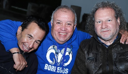  Julio Lozano, Carlos Smith y Martín Michaus.