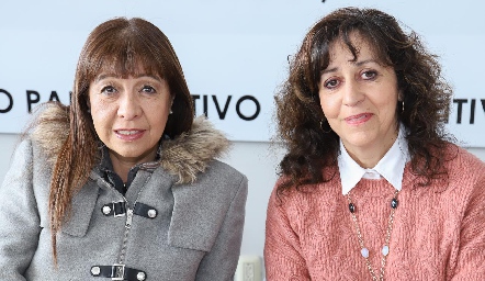  María Clara Ramírez y Blanca Delgado.