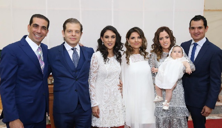 Carlos Chevaile, Juan Carlos Feres, Irasema Abud, Coco Canseco, Karla Saamano, Camila y Oscar Pérez.