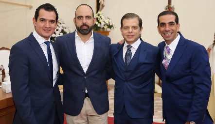  Oscar Pérez, Félix Feres, Juan Carlos Feres y Carlos Chevaile.