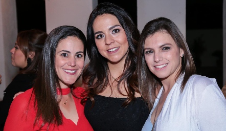  Mariana González, Fer Castillo y Mariana Gómez.