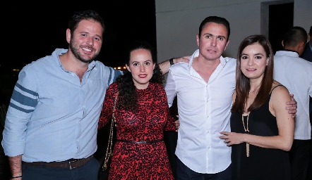  Abraham Villalobos, Andrea Salinas, Alejandro Williams y Daniela Zárate.