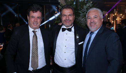  Arturo Zapata, Héctor Cabrera y Guillermo Báez.