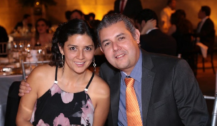  Adriana González y Miguel Zacarías.
