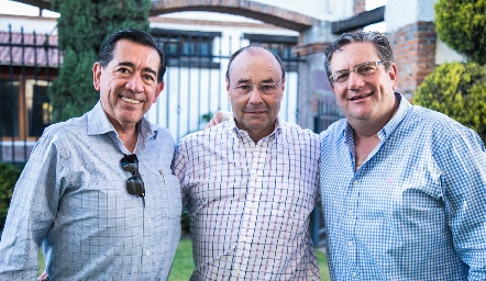  Félix Bocard, Fernando López y Jacobo Payán.
