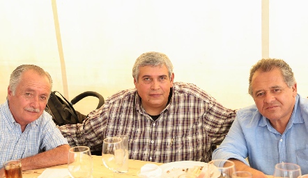  Carlos Dibildox, Rafael Araiza y Kiko Enríquez.