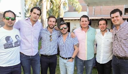  Rubén Leal, José Iga, Andrés Torres, José Luis Estrada, Nacho Puente, Daniel Granados y Mauricio Labastida.