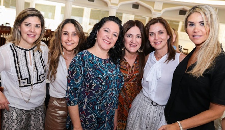  Alejandra Velázquez, Martha Chalita, Alicia del Peral, Anita Anaya, Rocío Nieto y Gaby González.