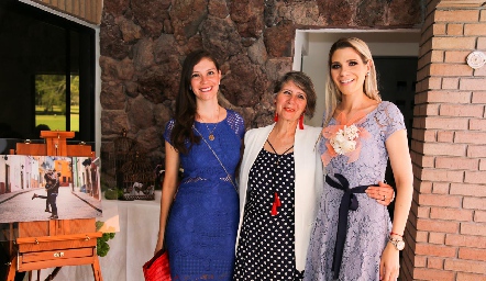  Fer Ontiveros, Rosa María Arrache e Ingrid Nieto.