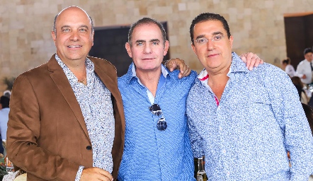  Roberto Alcalde, Eduardo Zendejas y Oscar Villarreal.