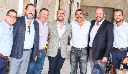  Juan Pablo Wagner, Mauricio Pizzuto, Rodrigo Gómez, Manuel González, Gerardo Galván, Gabriel de la Maza y Carlos de los Santos.