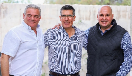  José Fernández, Mauricio Alcalde y Enrique Portillo.