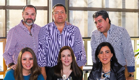  Antonio Nieto, Rafael Olvera, Daniel De Luna, Haydee Rodríguez, Diana Guel y Claudia Pozos.