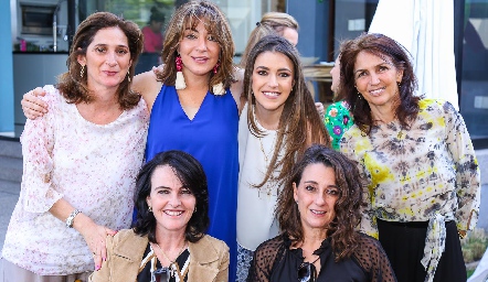  Mónica Leal, Nuria Lozano, María José Hernández, Claudia Canales, Lourdes Gómez y Gloria Martínez.