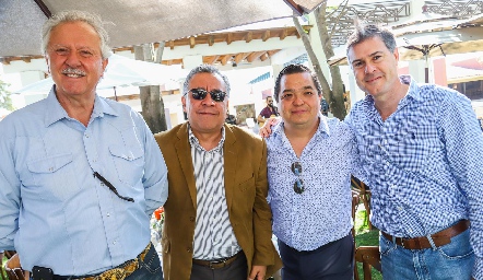  Elías Dip, Ricardo Ortega, Raymundo Rocha y Elías Dip.