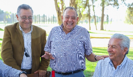  Ricardo Ortega, Jacobo Payán y Carlos Quintanilla.