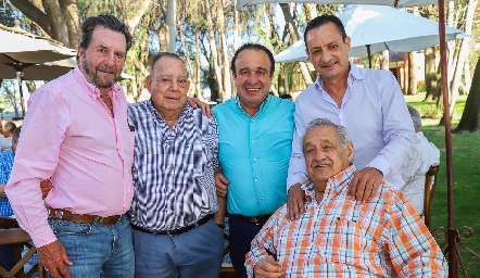  Mauricio Meade, Jacobo Payán, Jaime Lafuente, Alejandro Díaz de León y Eduardo Izar.