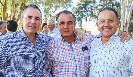  Gaerardo Valle, Javier Alcalde y Octavio Aguillón.