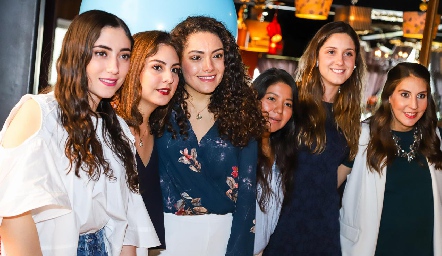  Isa Zollino,  Bárbara Mahbub, Isa Castelo, Paola Zepeda, Ana Meche Cifuentes, Miriam Díaz Infante y Ceci Castelo.