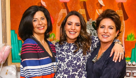  Adriana Díaz De León, Mary Ceci Herrera y Cecilia Bremer.