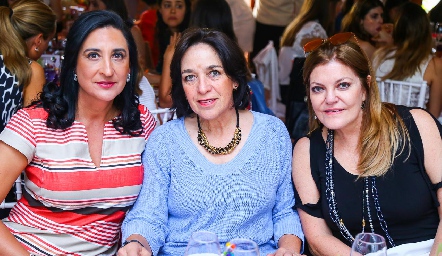  Blanca de Cantú, Cuca Díaz Infante y Montserrat Lozano.