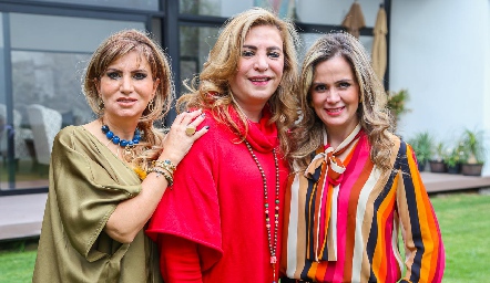  Olivia Aradillas, Mago Lara y Patricia de Díaz de León.