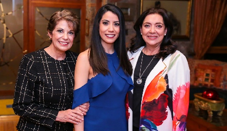  Tere Cifuentes, Gaby Carrillo y Marcela Nava.