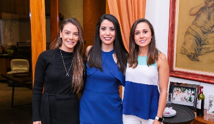  Sofía D´Argence, Gaby Carrillo y Alejandra Rosales.