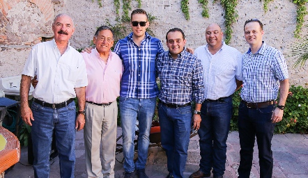  Fernando Pérez, Jaime Morales, José Carlos González, Jaime Morales, José Ángel Morales y José Manuel Pérez.
