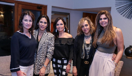  Tawi Garza, Maribel Lozano, Elsa Tamez, Mimí Hinojosa y Martha Díez Gutiérrez.