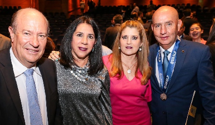  Manuel Fermín Villar, Gladys Farías, Silvia Foyo y José Zendejas.