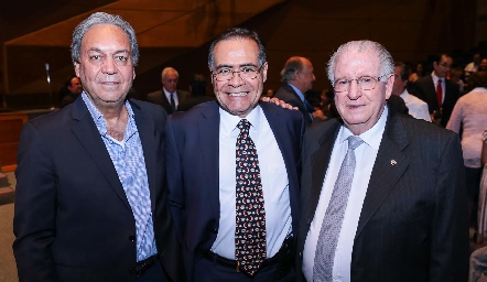  Carlos Torres Corzo, Onix Ponce y Jorge Zermeño.