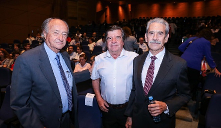  Jaime Valle, Roberto Mercado y Manuel Ramos.