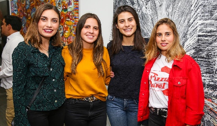  Sofía Rodríguez, Marisol Cabrera, Tere Cadena y Nuria Alcalde.